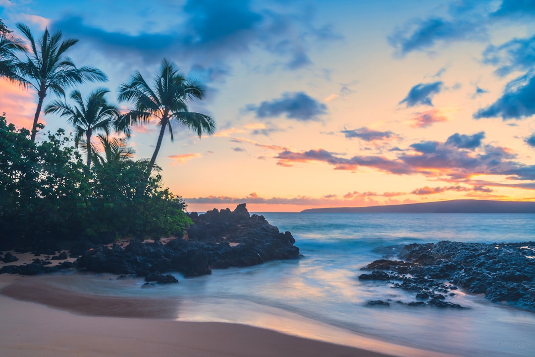 tropical beach sunset destination