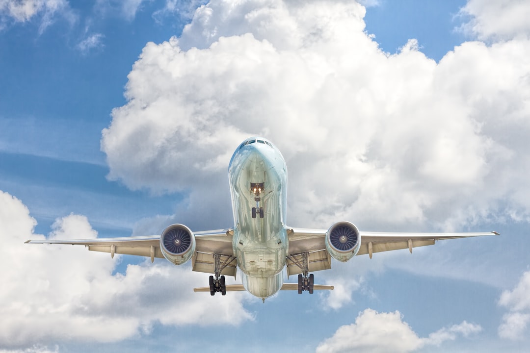 commercial airplane in flight