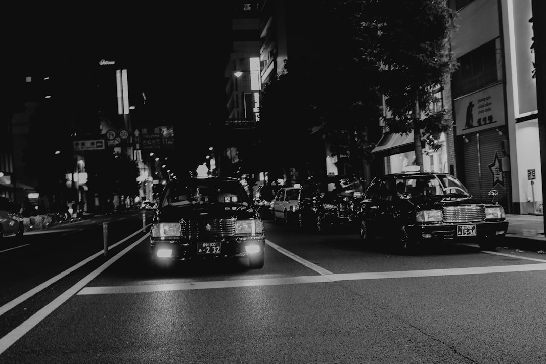 taxi transportation city street