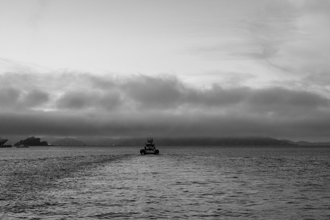 ferry boat ocean waves