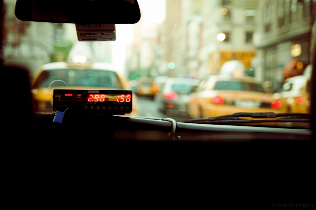 taxi meter display cab