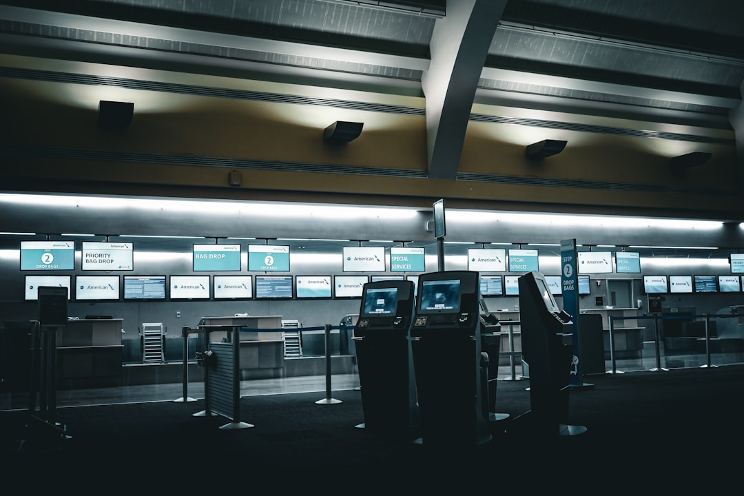 airport check-in counter