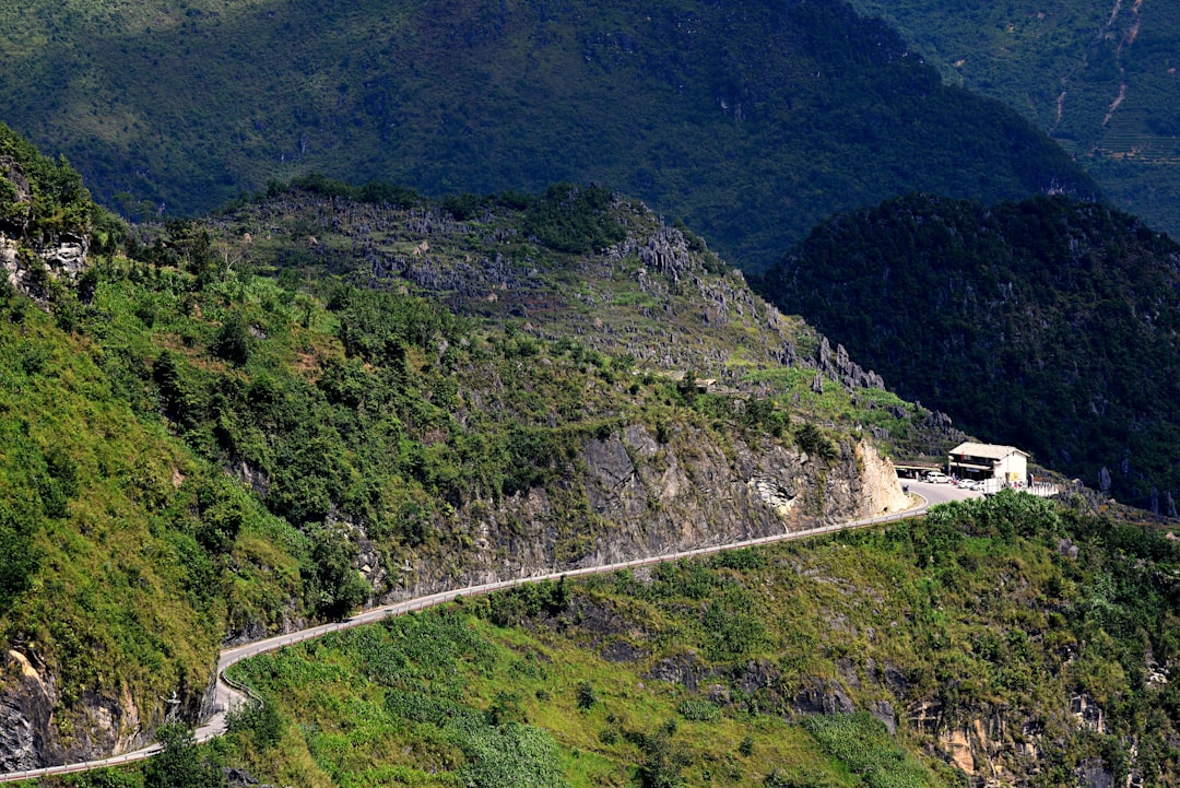 bus transportation mountain road journey