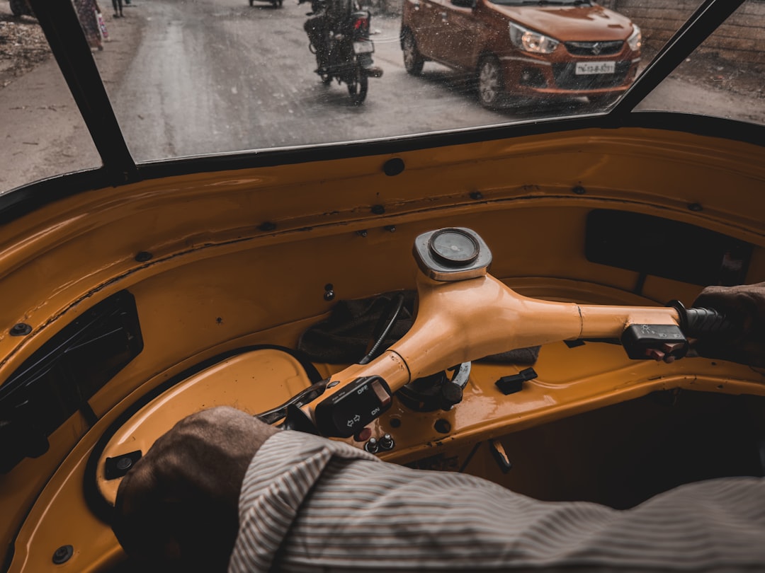 passenger inside taxi vehicle