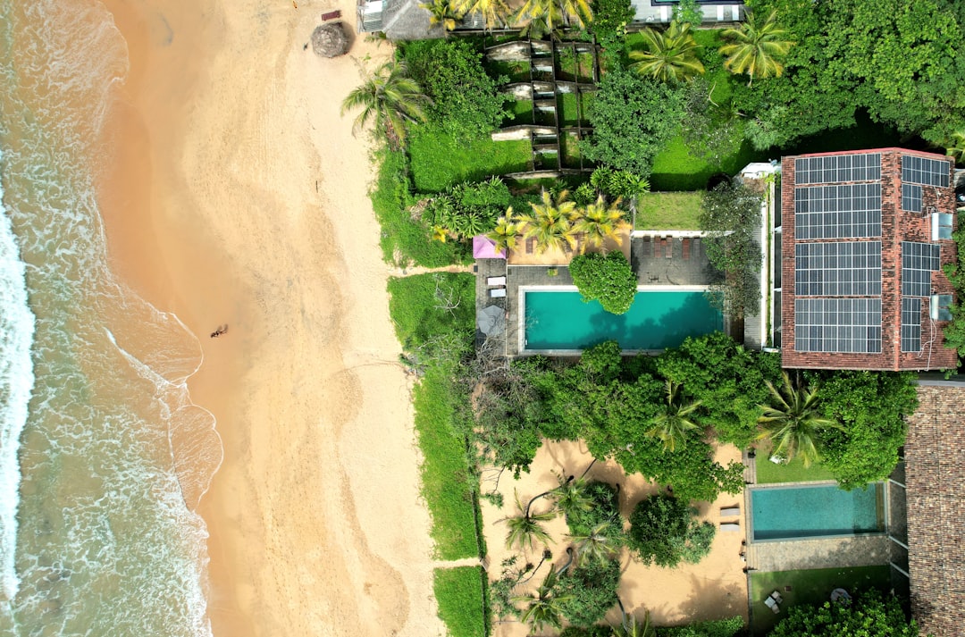 tropical resort beachfront accommodation