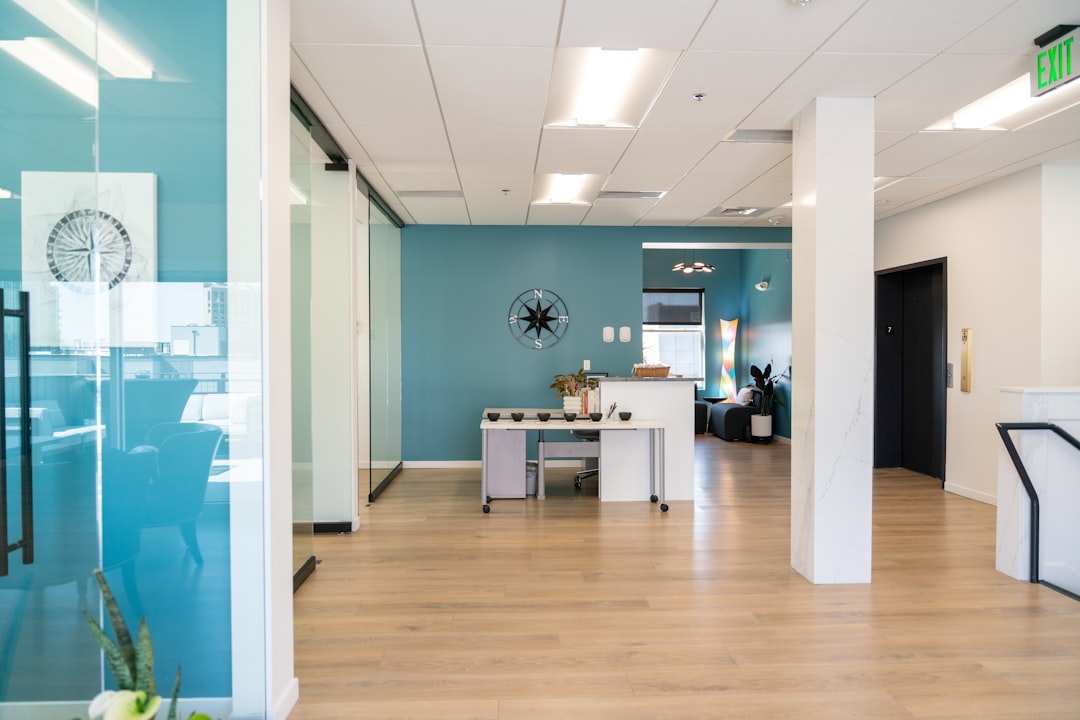 hospital reception desk interior