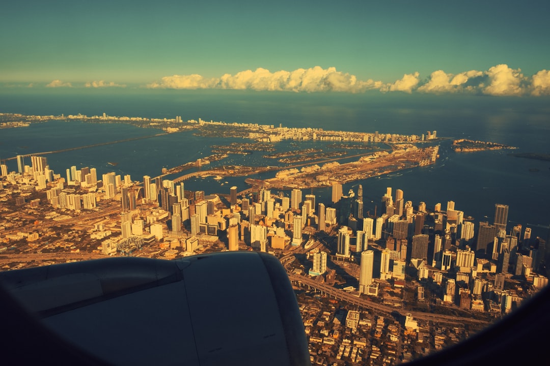 coastal airport view